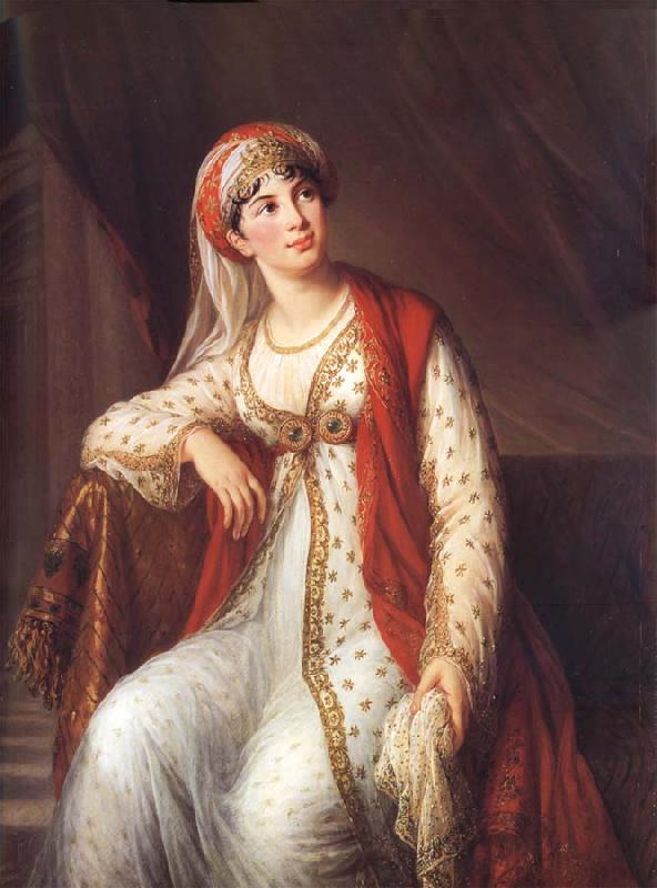 VIGEE-LEBRUN, Elisabeth Madame Grassini in the Role of Zaire oil painting picture